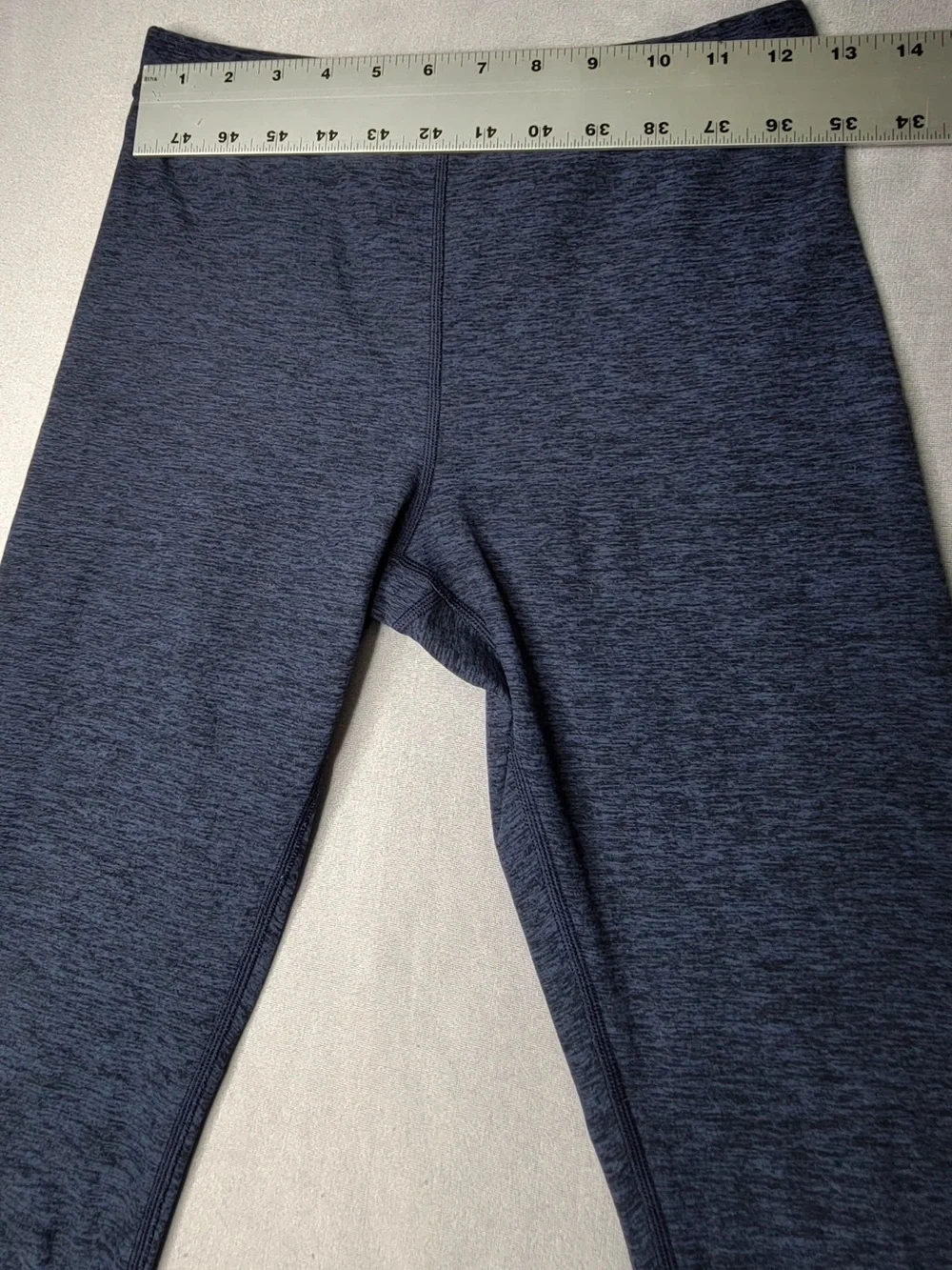 ALO Yoga Heathered Navy Blue Leggings